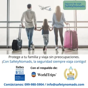 Familia en aeropuerto