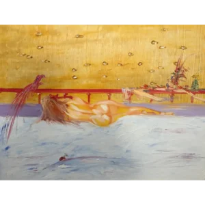 Cuadro "Paraíso" del pintor Pedro Valdiviezo