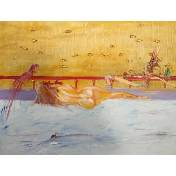 Cuadro "Paraíso" del pintor Pedro Valdiviezo
